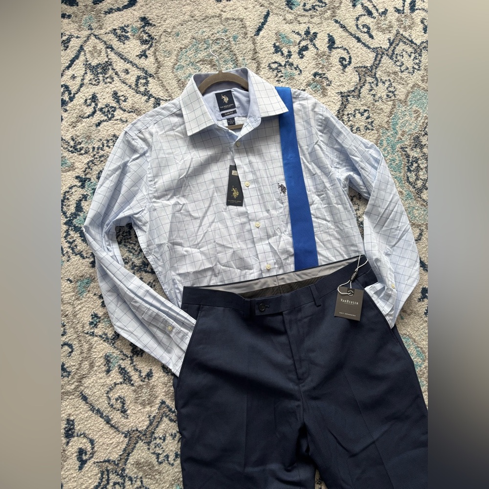 Men's NWT Bundle Shirt, Pants, and Tie - Picture 14 of 16